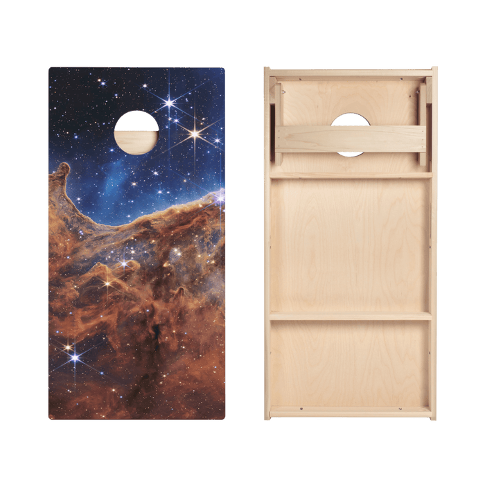 Cosmic Cliffs Star Cornhole Boards - ACA - 000409 | American Cornhole Association