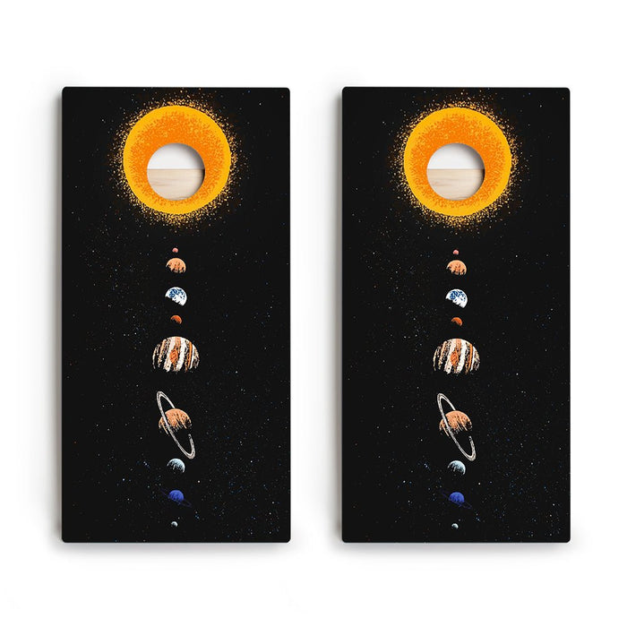 Cosmic Solar System Star Cornhole Boards, - American Cornhole Association