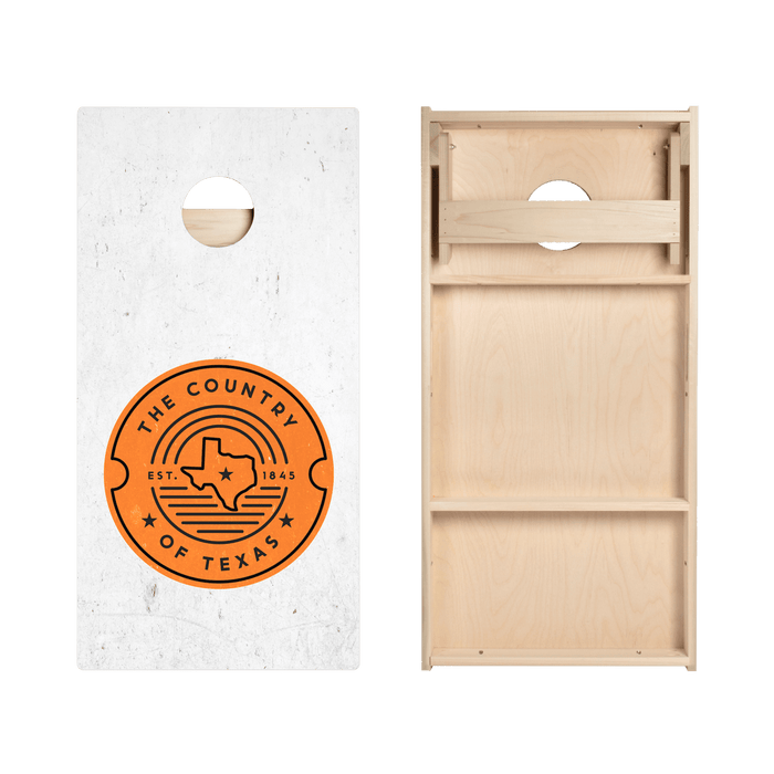 Country Of Texas Star Cornhole Boards - ACA - 000359 | American Cornhole Association