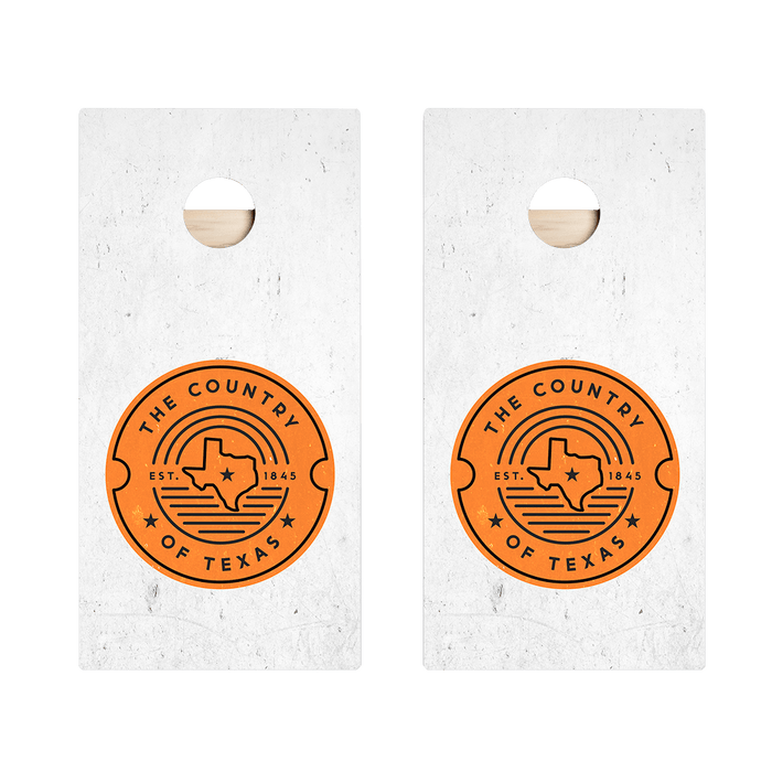 Country Of Texas Star Cornhole Boards - ACA - 000359 | American Cornhole Association