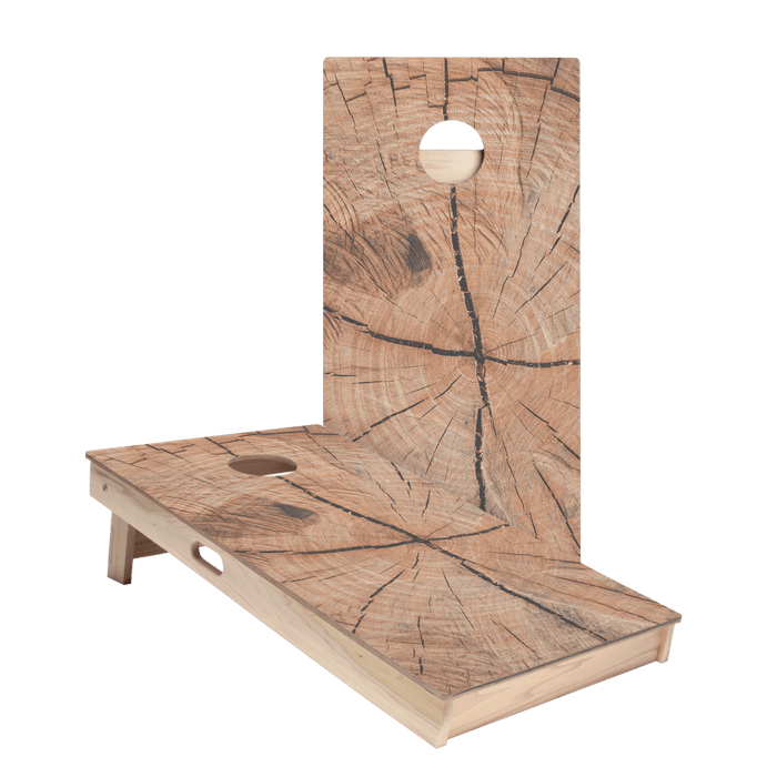 Cracked Wood Star Cornhole Boards, - American Cornhole Association