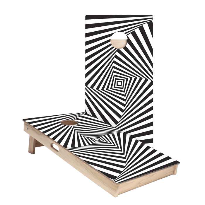 Cube Optical Illusion Star Cornhole Boards, - American Cornhole Association