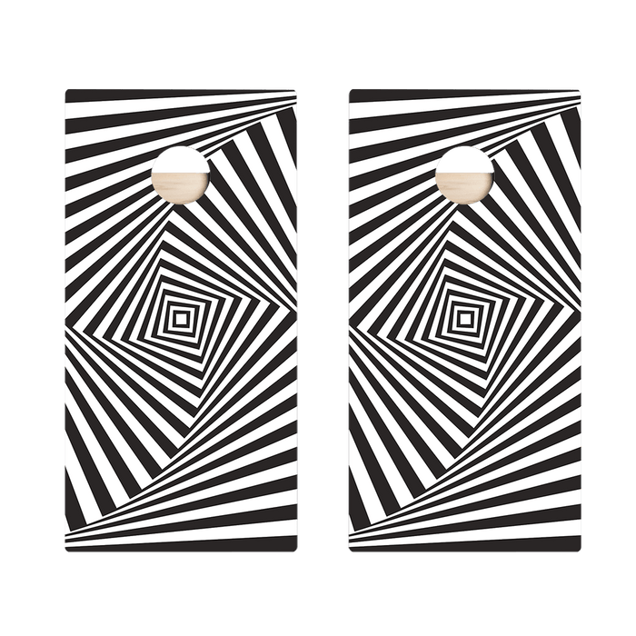 Cube Optical Illusion Star Cornhole Boards, - American Cornhole Association