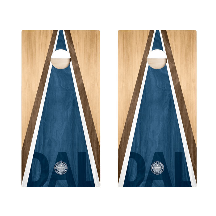 Dallas Football Gameday Classic Triangle Star Cornhole Boards - American Cornhole Association