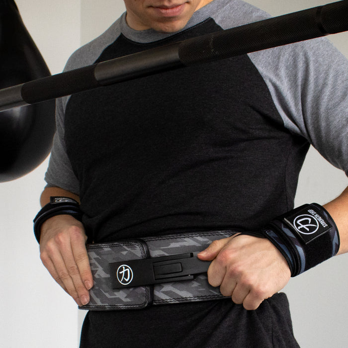 Dark Camo Lever Belt, 10mm - IPF Approved - Strength Shop