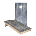 Dark Large Panel Wood Star Cornhole Boards - ACA - 000012 | American Cornhole Association