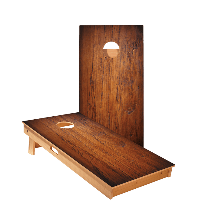 Dark Panel Wood Star Cornhole Boards, - American Cornhole Association