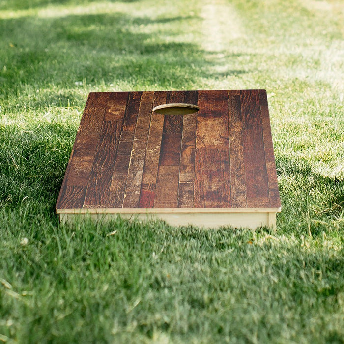 Dark Wood Star Cornhole Boards - ACA - 000011 | American Cornhole Association