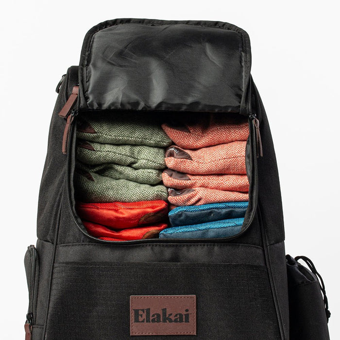 Day Tripper Travel Backpack - EABP-BLK | American Cornhole Association