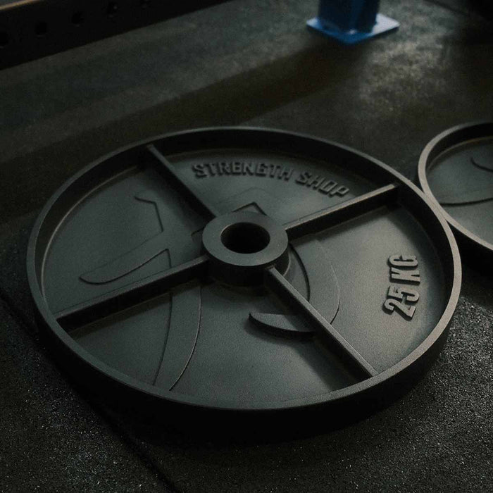 Deep Dish Cast Iron Plates, 1.25kg-25kg & Sets - Strength Shop