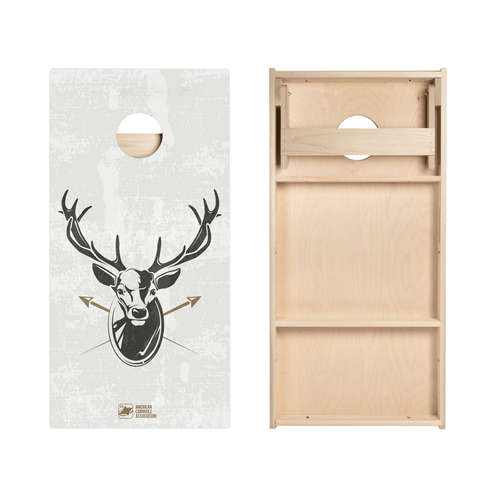 Deer Illustration Star Cornhole Boards - ACA - 000391 | American Cornhole Association