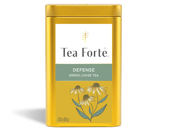 Loose Leaf Tea Canisters Defense - front view