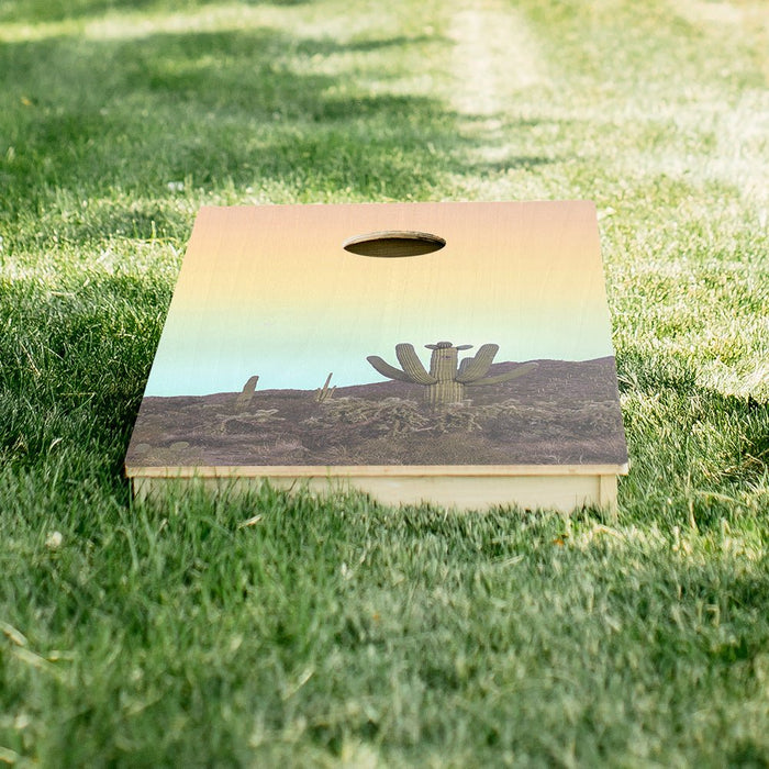 Desert Lands Star Cornhole Boards - ACA - 000524 | American Cornhole Association