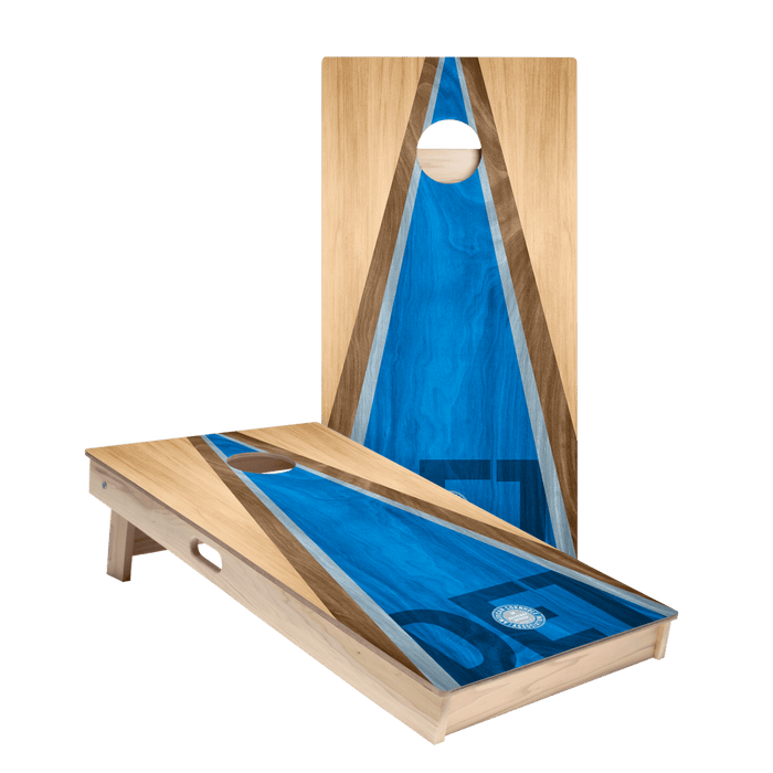 Detroit Football Gameday Classic Triangle Star Cornhole Boards, - American Cornhole Association