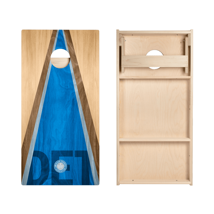 Detroit Football Gameday Classic Triangle Star Cornhole Boards, - American Cornhole Association