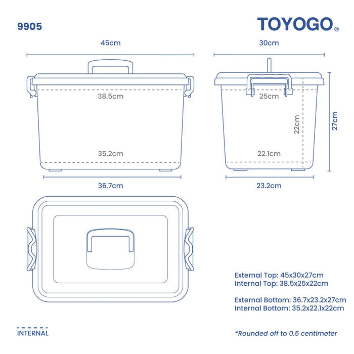 DISPENSA HANDY STORAGE BOX - L (9905)