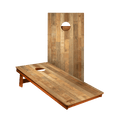 Distressed Wood Backyard 2400 Cornhole Boards, - American Cornhole Association