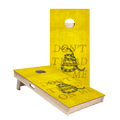 Don’t Tread On Me Yellow Star Cornhole Boards - ACA - 000174 | American Cornhole Association