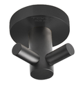 Double Robe Hook - Black Matte