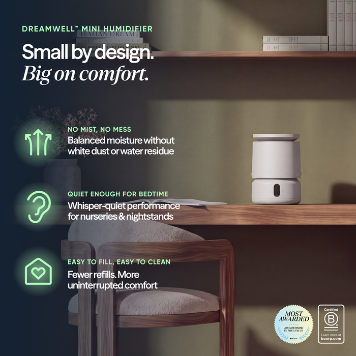 DreamWell™ Humidifier 1/2 Gallon - Stone Grey