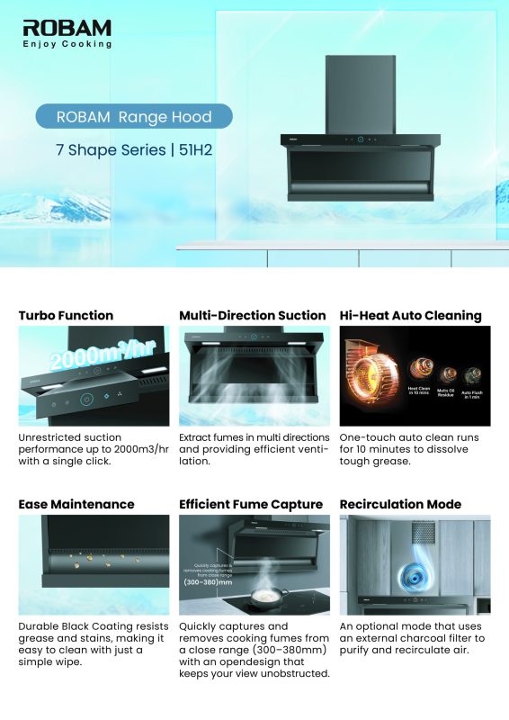 ROBAM Range Hood 51H2 USP