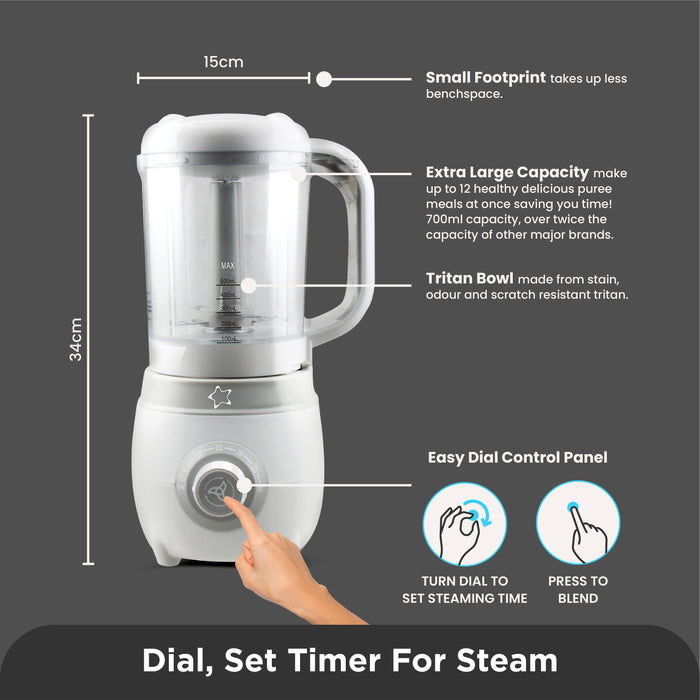 Easycook Baby Food Maker, Steriliser & Warmer UK - Puree Machine