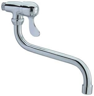 Elbowline Wall Cold Tap - Chrome