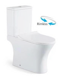 ELEXI Washdown Rimless WC Complete Set (P-180mm) - White