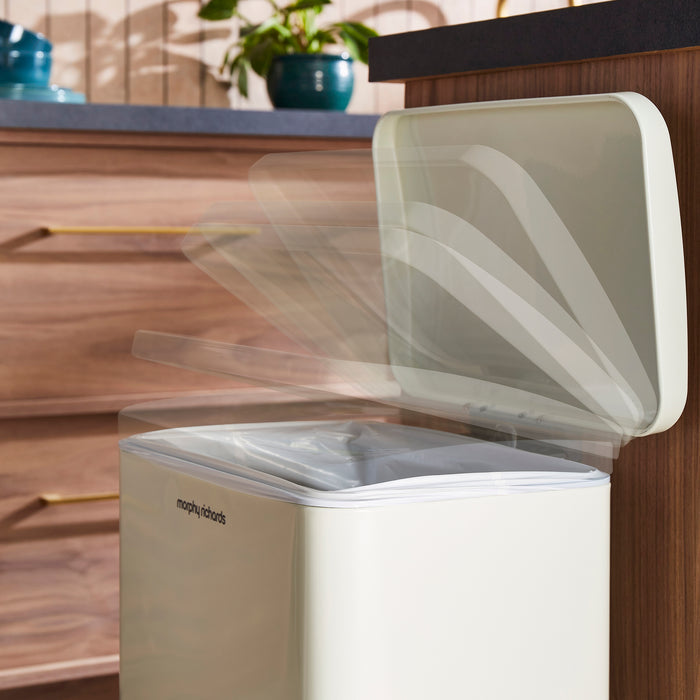 Cream 30L Kitchen Pedal Bin