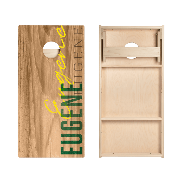 Eugene Campus Gameday Star Cornhole Boards, - American Cornhole Association