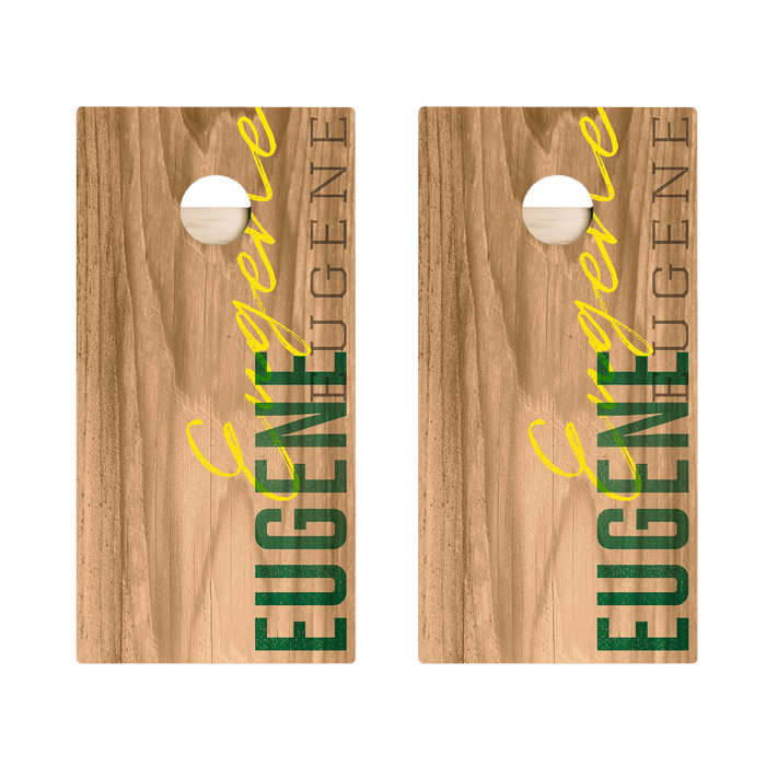 Eugene Campus Gameday Star Cornhole Boards, - American Cornhole Association