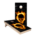 Fire Blaze Skull Star Cornhole Boards, - American Cornhole Association