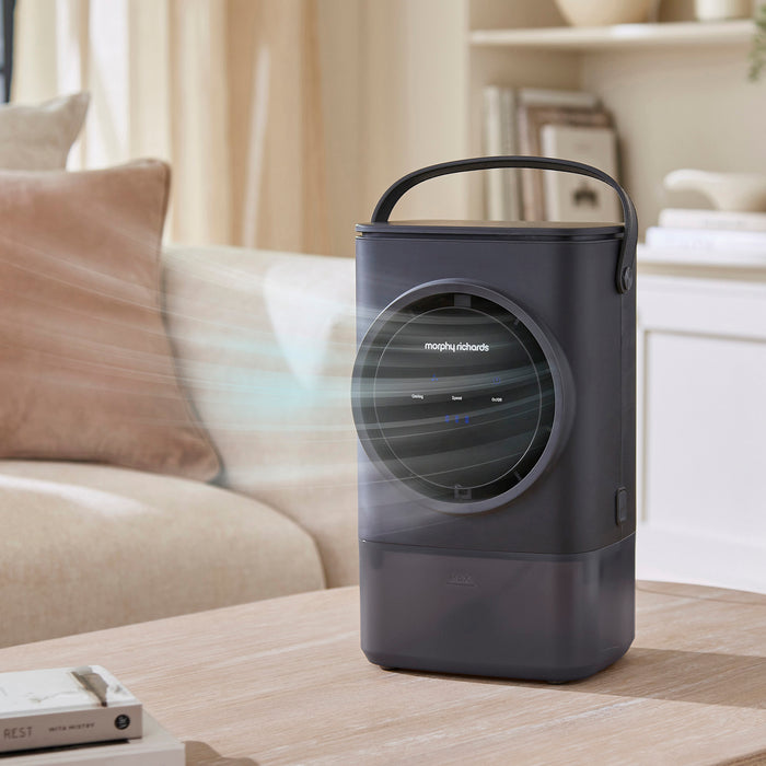 Flexi Freeze 1L Rechargeable Travel & Desk Top Mini Personal Air Cooler - Grey