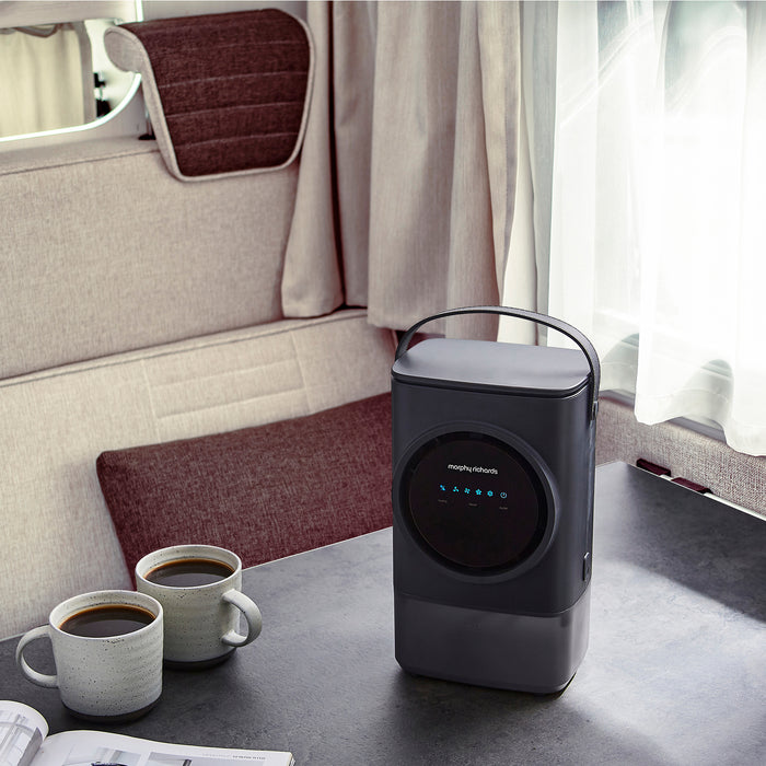 Flexi Freeze 1L Rechargeable Travel & Desk Top Mini Personal Air Cooler - Grey