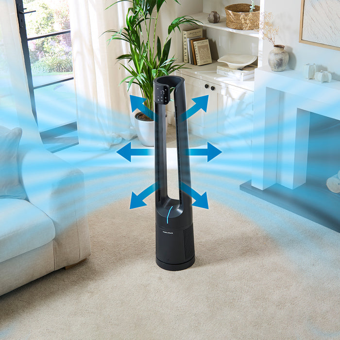 Flexi Freeze 42" Bladeless Tower Fan & Air Purifier with Remote Control