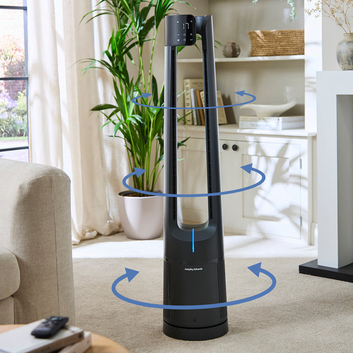 Flexi Freeze 42" Bladeless Tower Fan & Air Purifier with Remote Control