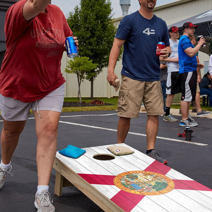 Florida Flag Star Cornhole Boards - ACA - 000113 | American Cornhole Association
