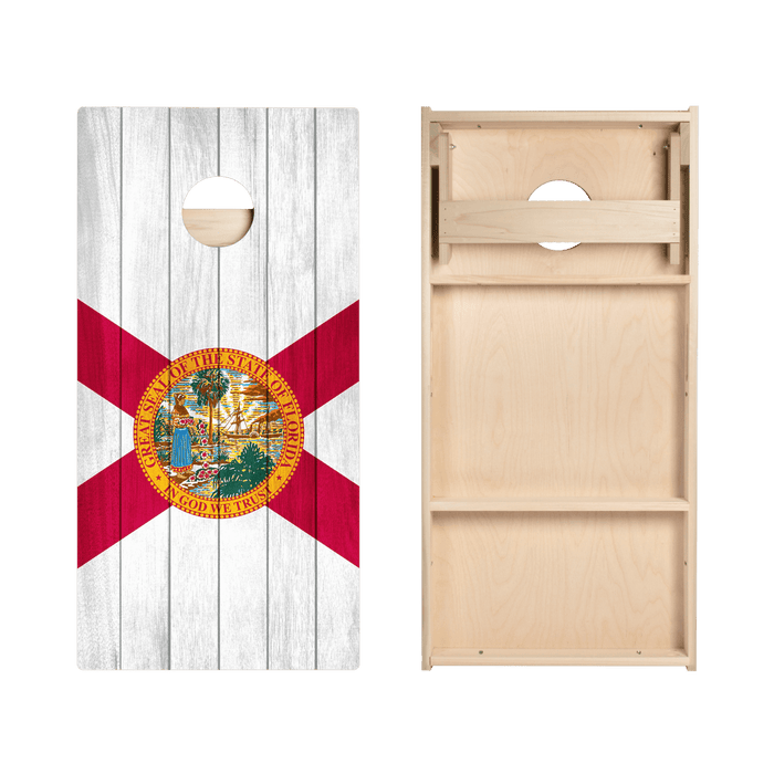 Florida Flag Star Cornhole Boards - ACA - 000113 | American Cornhole Association