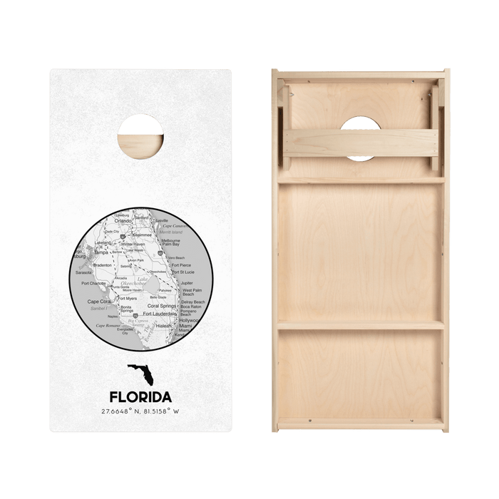 Florida State Map Star Cornhole Boards, - American Cornhole Association