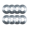 Fractional Plate Package - 8 X 0.5KG Steel Plates - Zinc - Strength Shop