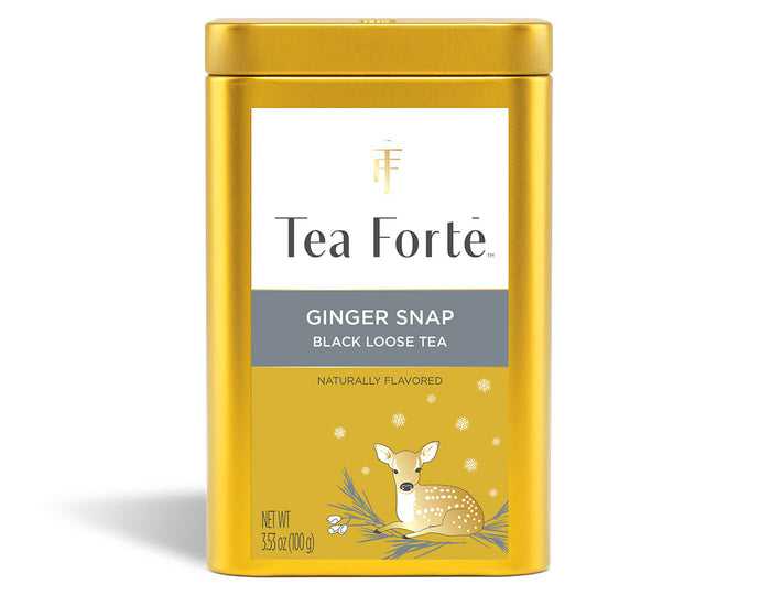Ginger Snap Loose Leaf Tea Canister, front