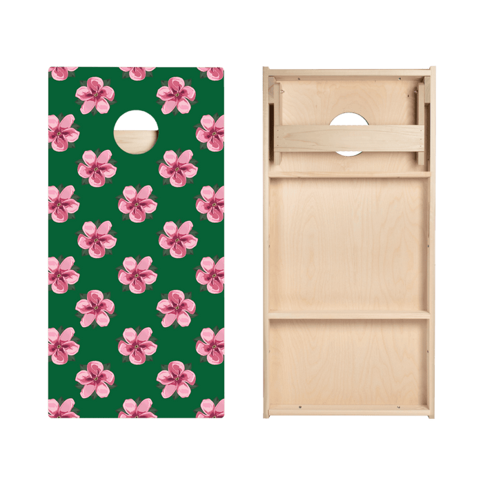 Golf Tournament Pink Azalea Star Cornhole Boards, - American Cornhole Association