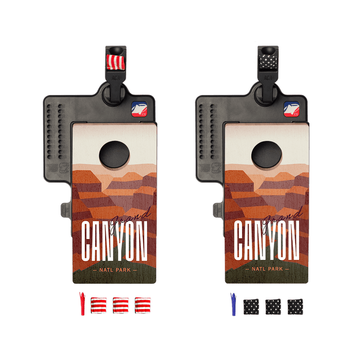 Grand Canyon Double Chuck Mini Cornhole Tabletop Game, - American Cornhole Association
