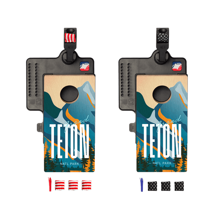 Grand Teton Double Chuck Mini Cornhole Tabletop Game, - American Cornhole Association