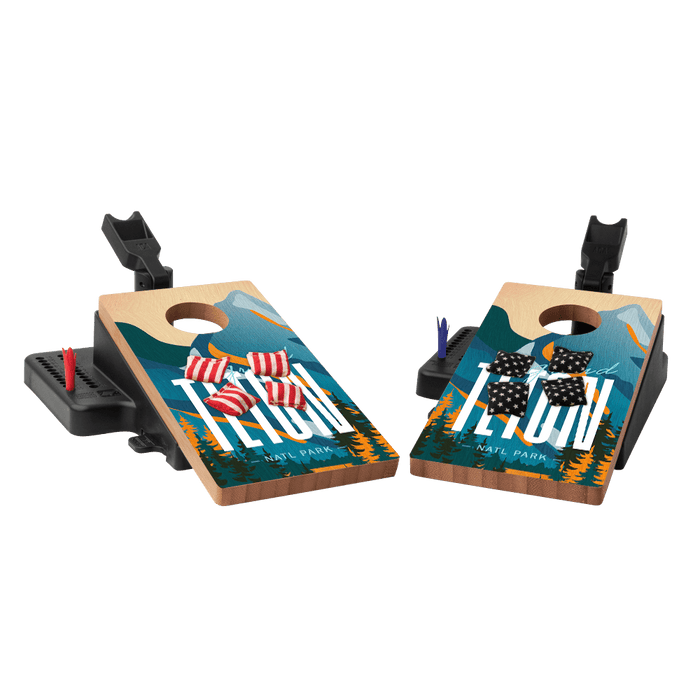 Grand Teton Double Chuck Mini Cornhole Tabletop Game, - American Cornhole Association