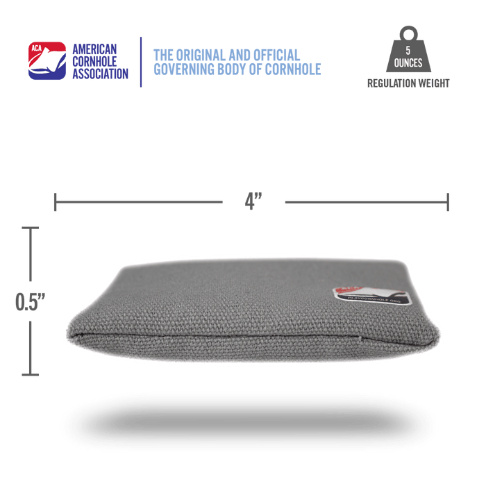 Gray Daily 44x Cornhole Bags - American Cornhole Association