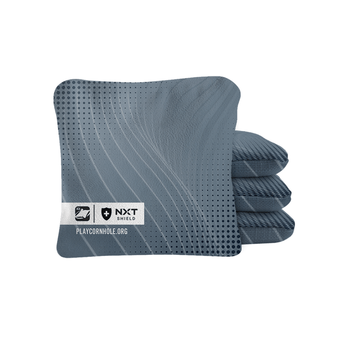Gray NXT Shield Cornhole Bags, - American Cornhole Association