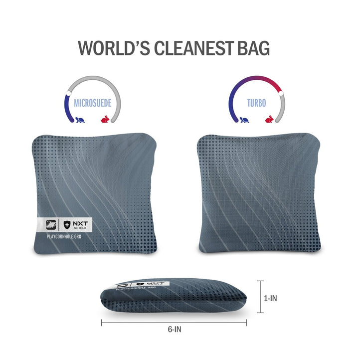 Gray NXT Shield Cornhole Bags, - American Cornhole Association