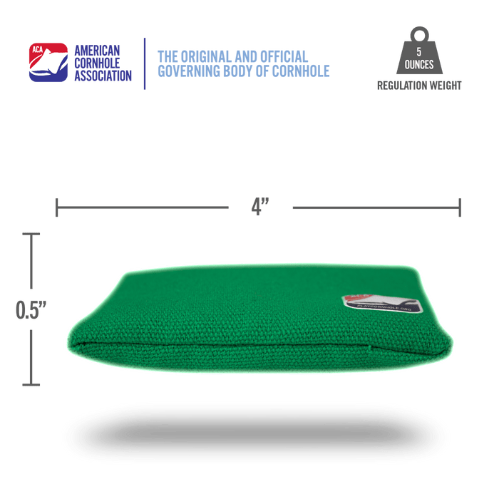 Green Daily 44x Cornhole Bags - American Cornhole Association