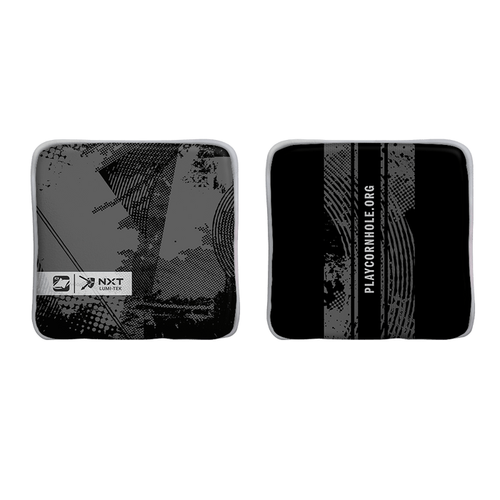 Grunge Black NXT Lumi - Tek Cornhole Bags, - American Cornhole Association